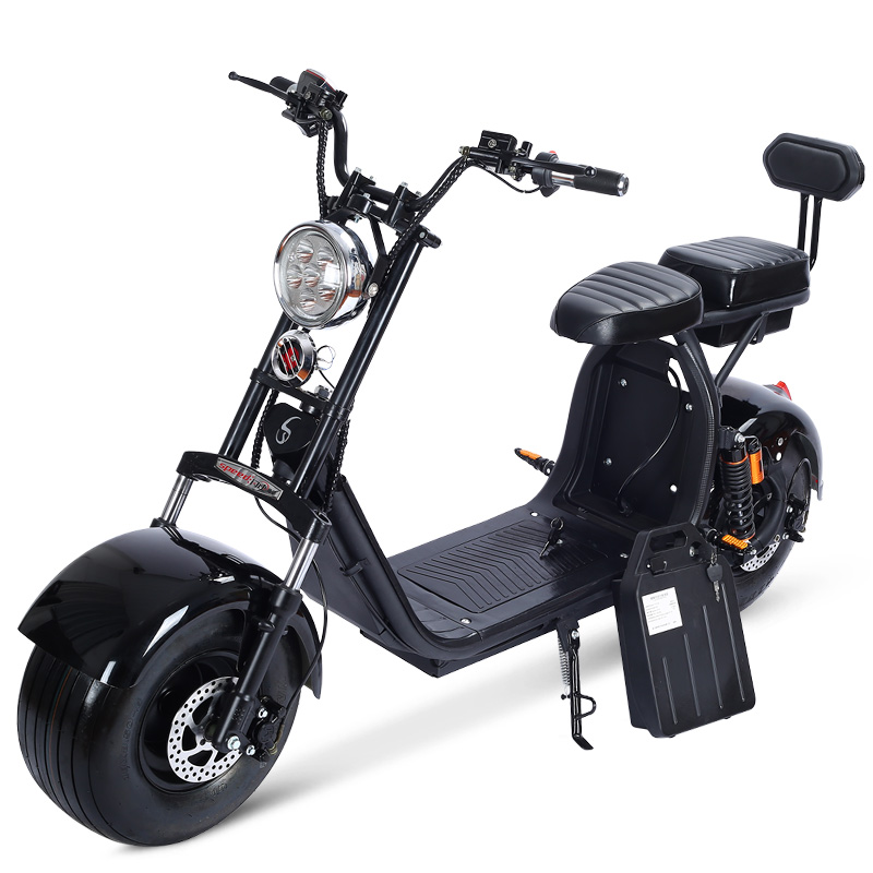 WKC3-3 Customized Design Two Batteries Electric Scooter 1500w Fat Tire Electric Scooter 3 wheels 