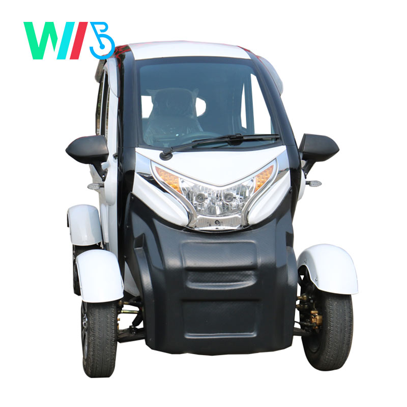 2024 Hot Sale Cheap High Quality 3 Seats Air Conditioner 4 Wheels Low Speed  Automatic Mini Electric Car
