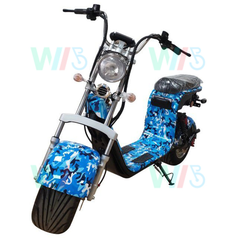 WKC8-2 Wide Wheel Weped Scooter 1500W / 2000W Adult / Electric Kick Scooter Dual Motor with Cheap Price 
