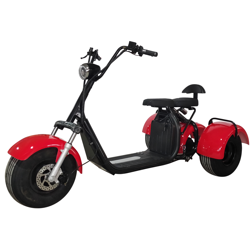 WKC2-3 Electric Scooter 60V1000W New Electric Scooter Double Shock Absorption Wide Tire Big Seat Big Wheel Motorcycle 3 wheels