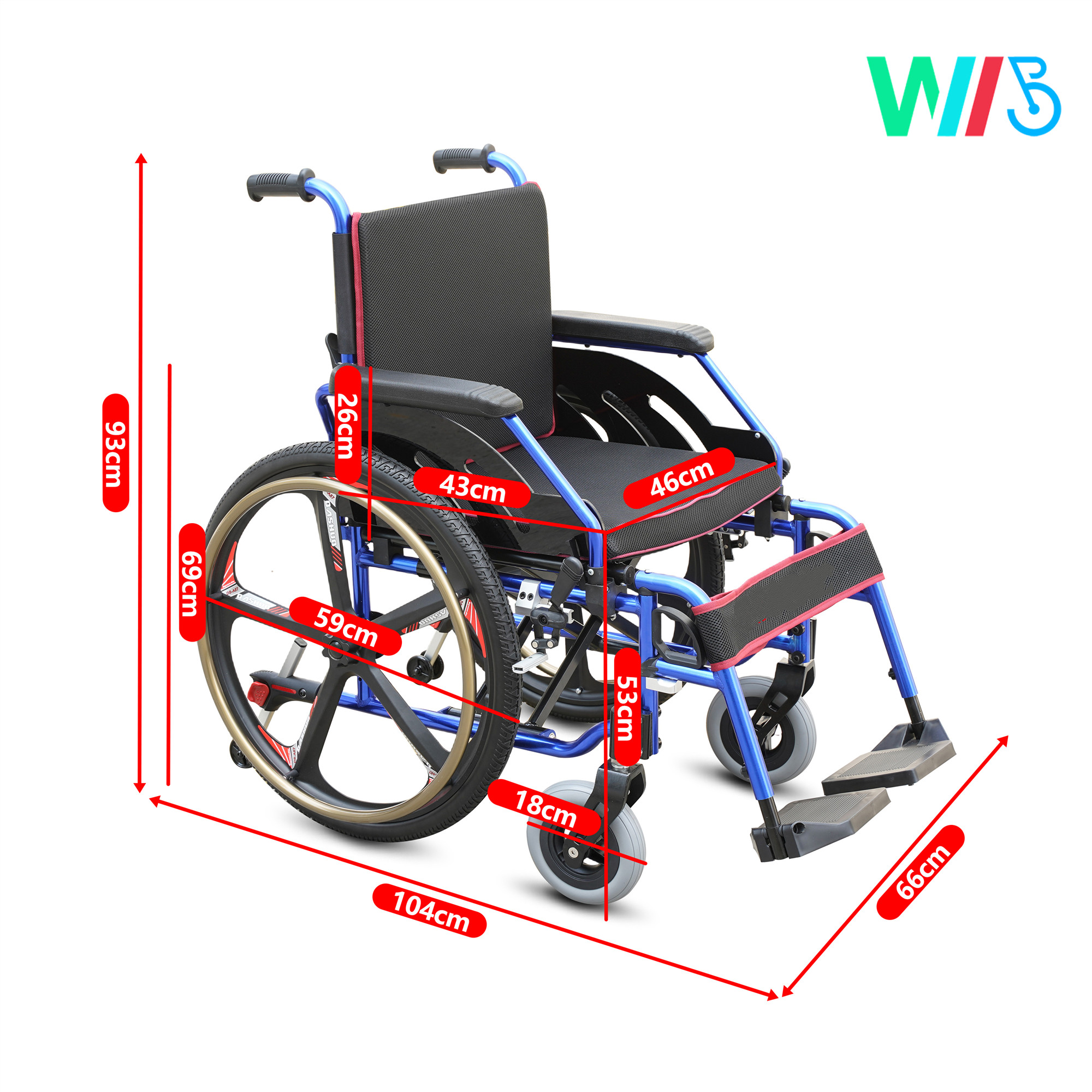 LY06 High Quality Elderly People Light Weight Electric Wheelchair Folding