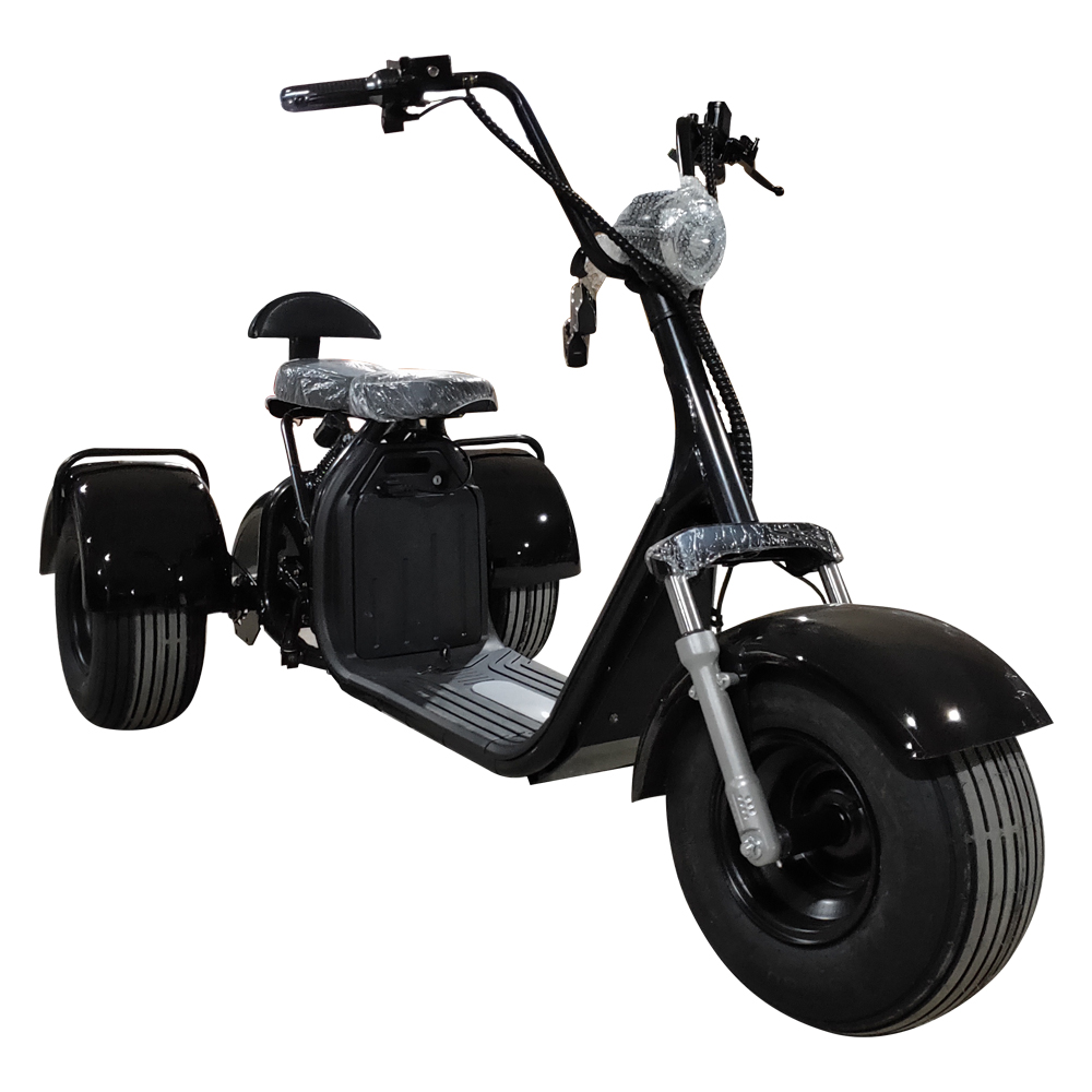 WKC2-3 Electric Scooter 60V1000W New Electric Scooter Double Shock Absorption Wide Tire Big Seat Big Wheel Motorcycle 3 wheels