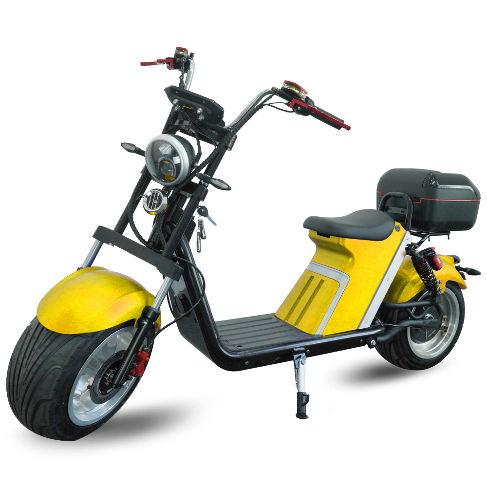 Europe Market Hot Selling 2024 Newly Developed E-Ctiycoco 20ah Lithium Battery Harley Electric Citycoco Electric Scooter