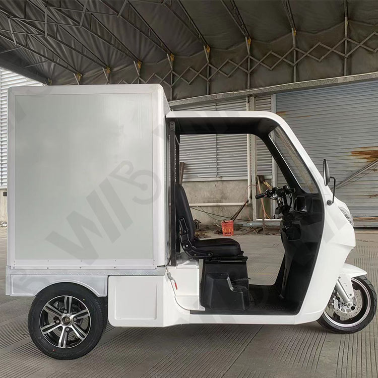 EEC Electric Car Approval Tuk Tuk Electric Cargo Car 38km/H 1seater Express Delivery Mail Truck/Mail Car/Electric Van