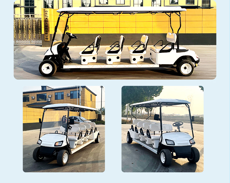 2/4/6/10/12/14 Seats Electric Sightseeing Car / Electric Shuttle Bus Electric Tourist Cart