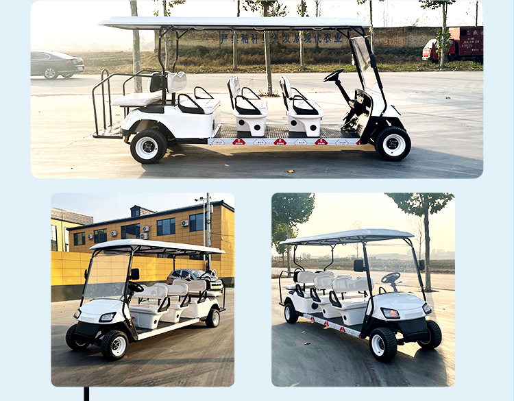 2/4/6/10/12/14 Seats Electric Sightseeing Car / Electric Shuttle Bus Electric Tourist Cart