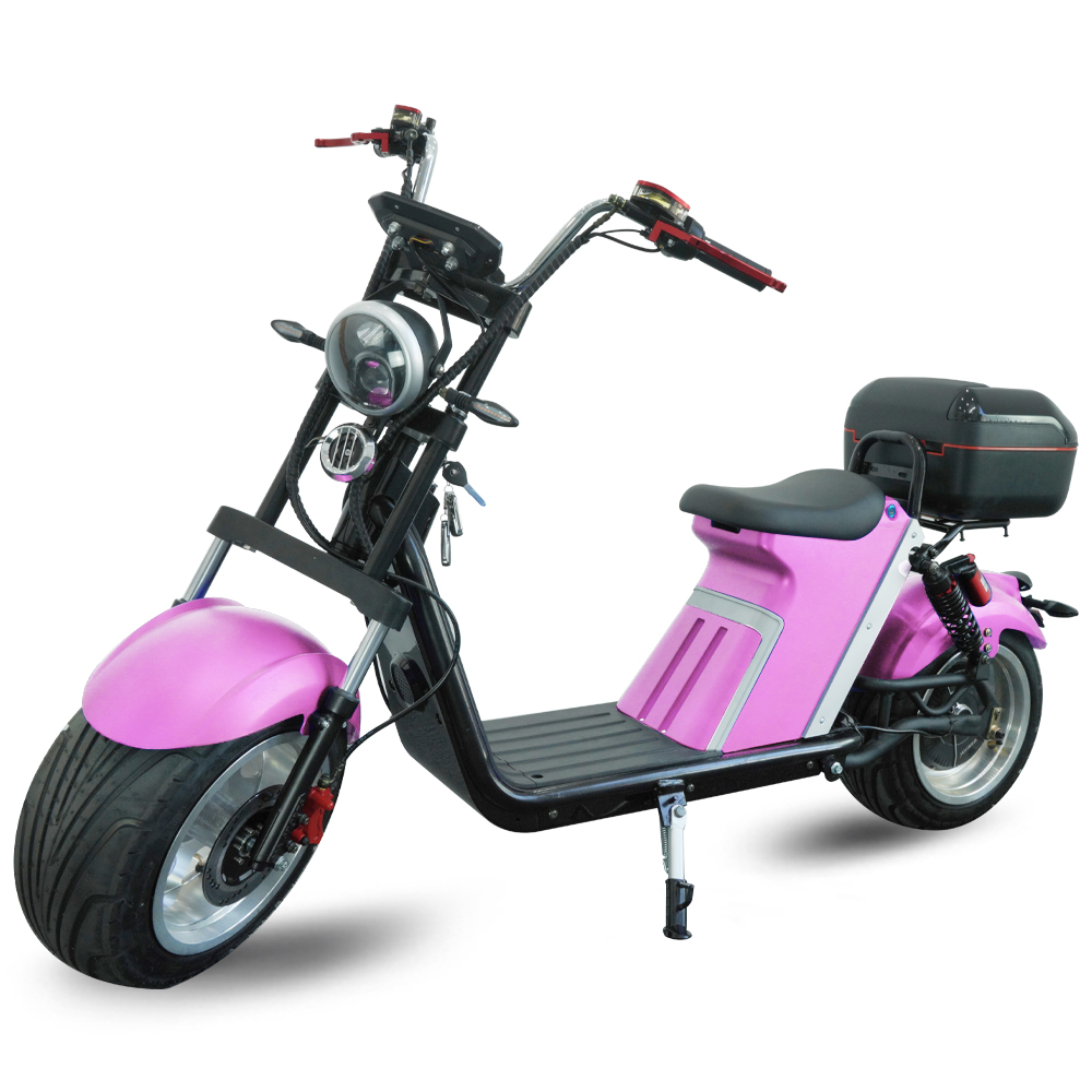 Europe Market Hot Selling 2024 Newly Developed E-Ctiycoco 20ah Lithium Battery Harley Electric Citycoco Electric Scooter