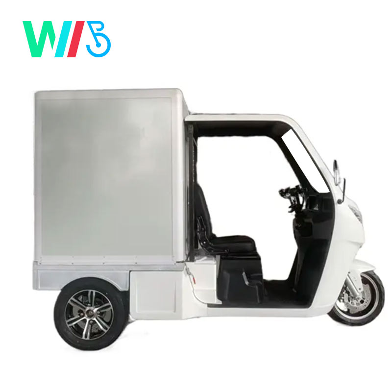 EEC Electric Car Approval Tuk Tuk Electric Cargo Car 38km/H 1seater Express Delivery Mail Truck/Mail Car/Electric Van