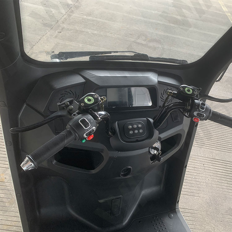 EEC Electric Car Approval Tuk Tuk Electric Cargo Car 38km/H 1seater Express Delivery Mail Truck/Mail Car/Electric Van