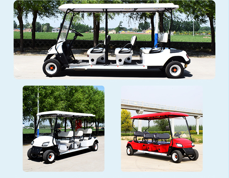 2/4/6/10/12/14 Seats Electric Sightseeing Car / Electric Shuttle Bus Electric Tourist Cart