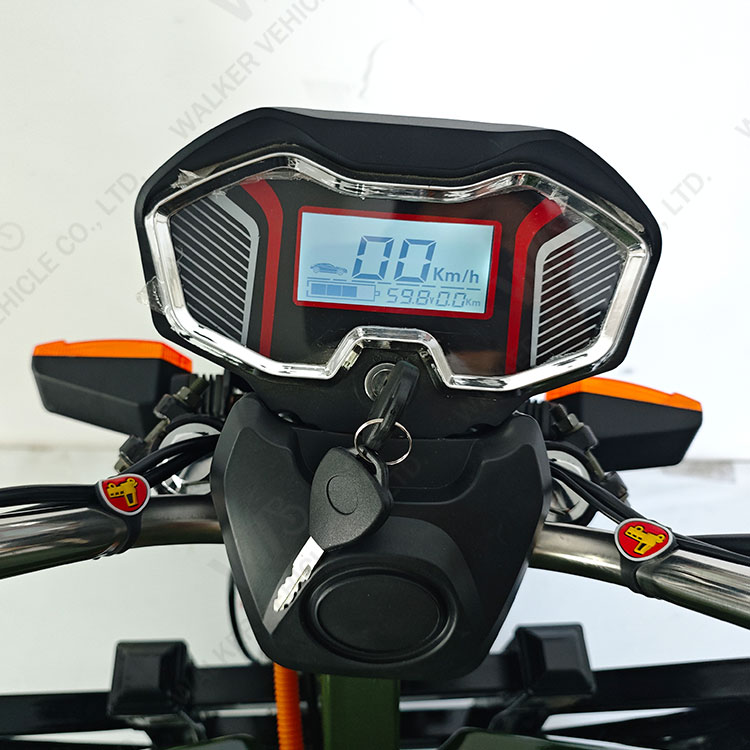 Electric Tricycles 3-Wheel Electric Cargo Bike with Automatic Lifting Hydraulic Rod Front Disc + Rear Drum Brake