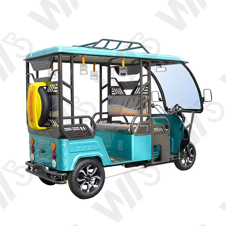 New Style Passenger Electric Tricycle For Adult Long Distance 100KM 800W Power Fat Tire Passenger Electric Tricycle Cargo