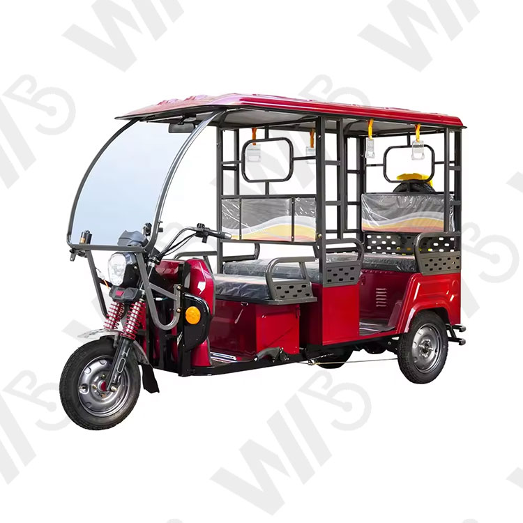 New Style Passenger Electric Tricycle For Adult Long Distance 100KM 800W Power Fat Tire Passenger Electric Tricycle Cargo