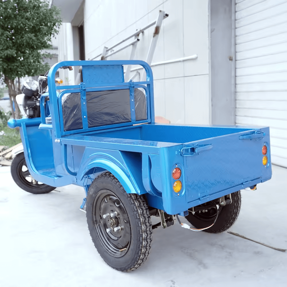 2024 Wholesale 1 Ton Capacity Adults Electric Three Wheels Cargo Tricycle E-Trikes Family Use