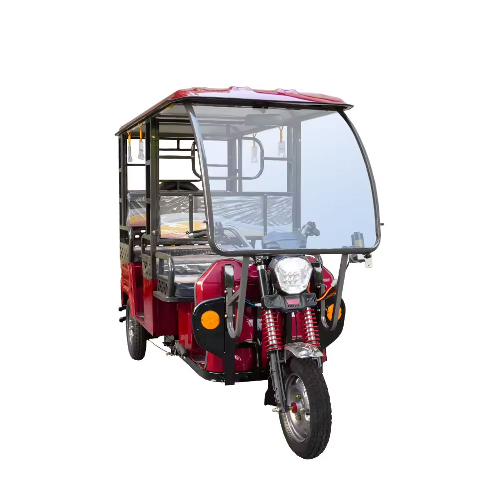 New Style Passenger Electric Tricycle For Adult Long Distance 100KM 800W Power Fat Tire Passenger Electric Tricycle Cargo