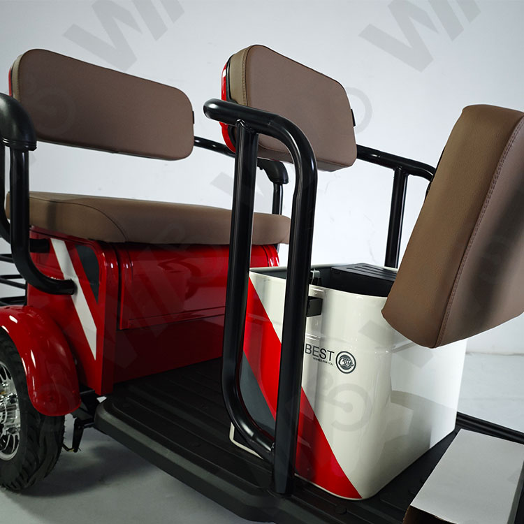 800w 1000w 48v 60v 20ah Electric Passager Tricycle Tourist Fashion Tricycle Scooter with Lead Acid Battery