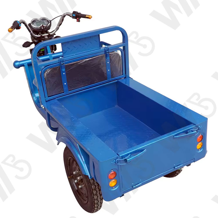 2024 Wholesale 1 Ton Capacity Adults Electric Three Wheels Cargo Tricycle E-Trikes Family Use
