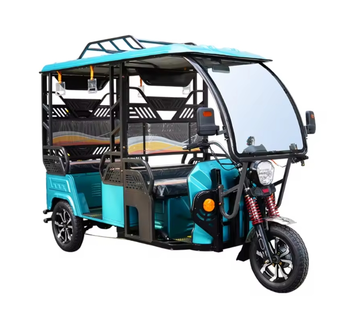 New Style Passenger Electric Tricycle For Adult Long Distance 100KM 800W Power Fat Tire Passenger Electric Tricycle Cargo