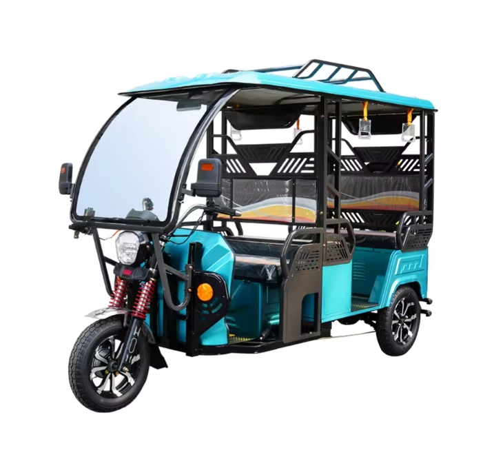New Style Passenger Electric Tricycle For Adult Long Distance 100KM 800W Power Fat Tire Passenger Electric Tricycle Cargo