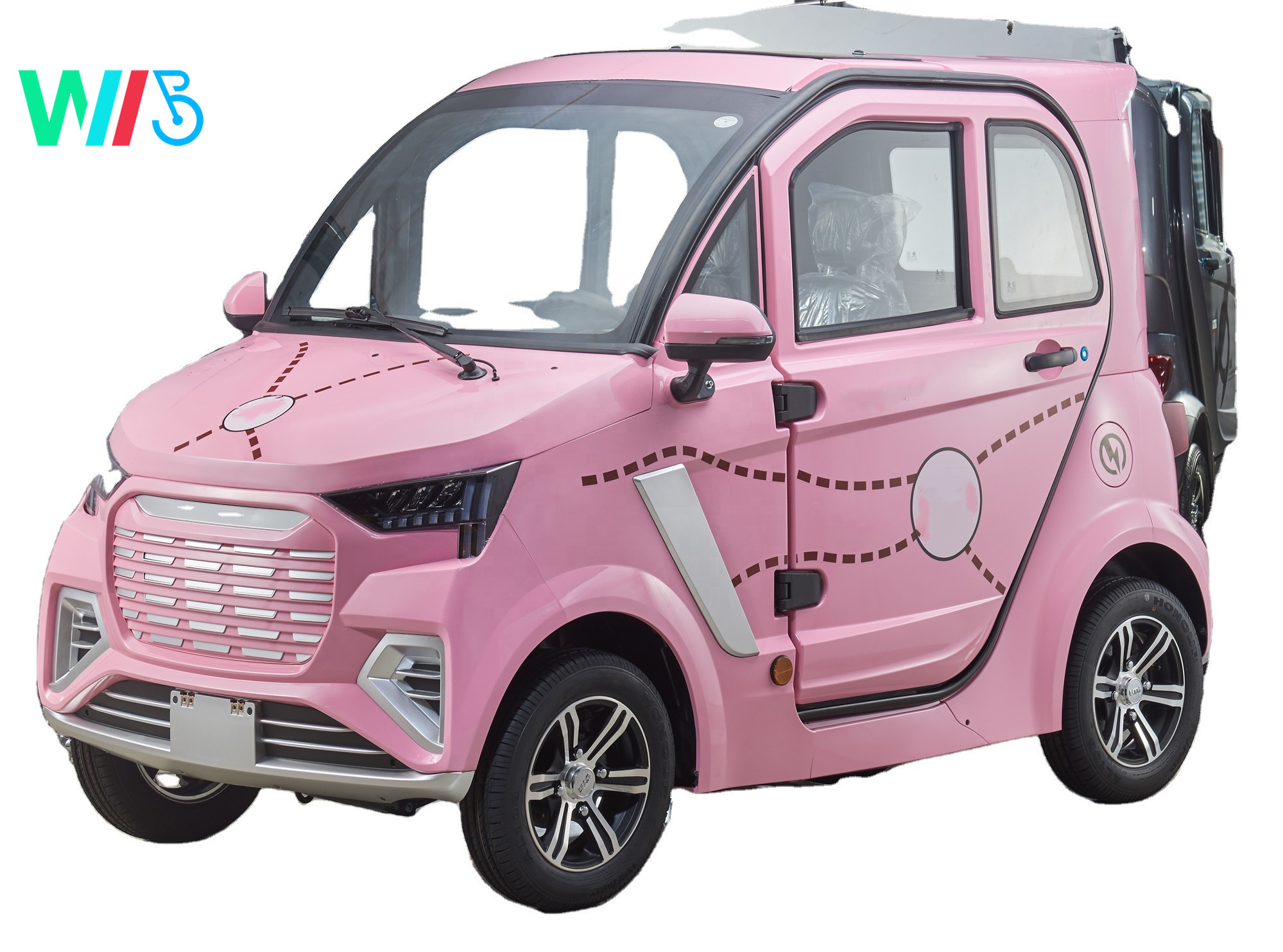 WK4V03 Low speed electric mini car for the elderly  and handicapped persons with EEC 4 seats