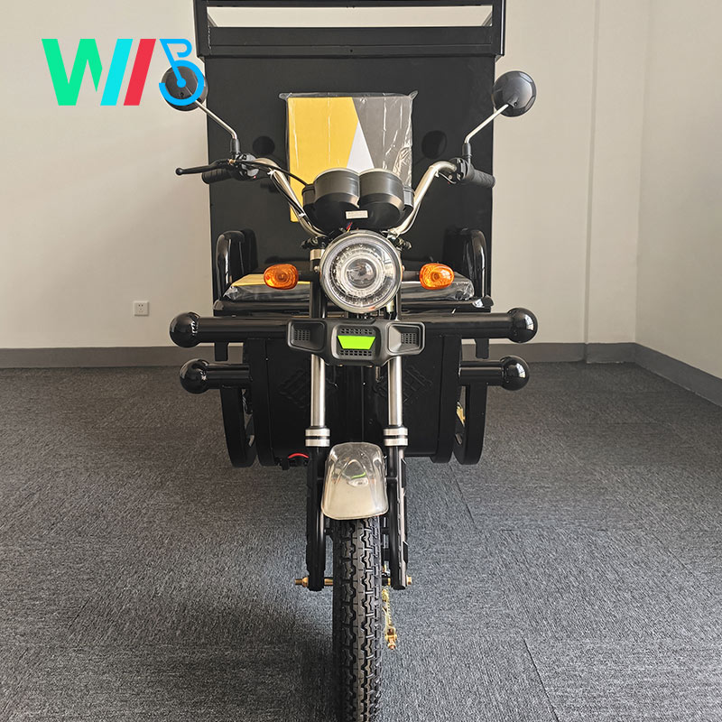 Wholesale Factory Direct EEC Three wheel electric courier truck with cargo shelf Cargo Tricycle