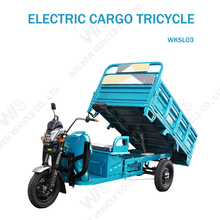 Chinese Electric Tricycle EEC 1500w Truck Cargo 3 Wheel Tricycle For Adult Big Wheel Trike