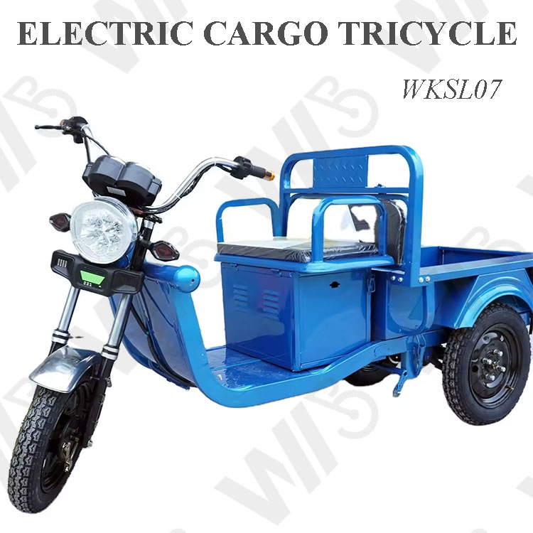 2024 Wholesale 1 Ton Capacity Adults Electric Three Wheels Cargo Tricycle E-Trikes Family Use