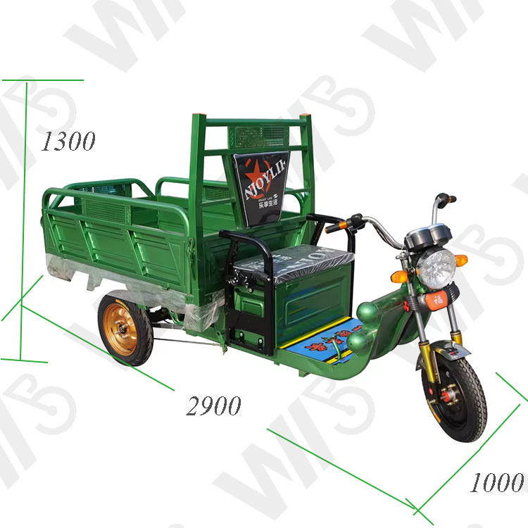 2024 Wholesale High Quality Three Wheels Electric Truck Cargo Tricycle Motorcycle